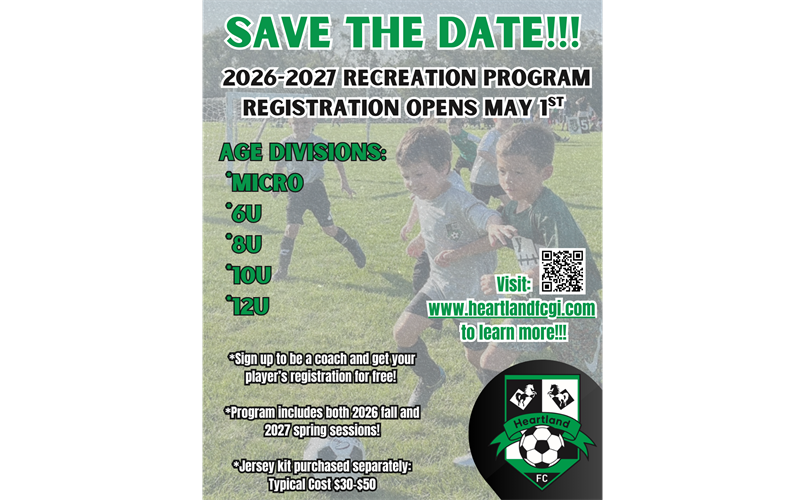 2026-2027 Fall/Spring Rec Registration Coming Soon!