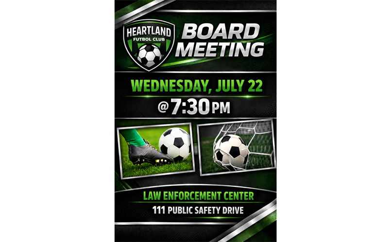 Next Board Meeting- July 22nd 